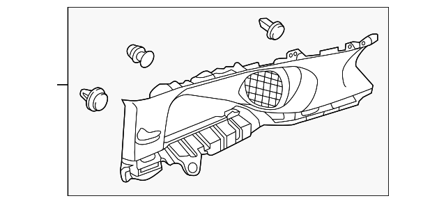 84131-TX4-A02ZA Деталь GARNISH ASSY., R. QUARTER PILLAR *YR436L