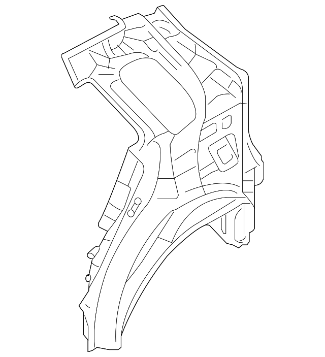 71602-2F210 Деталь INNER PANEL ASSY, RIGHT