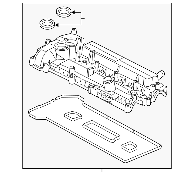 CJ5Z-6582-B VALVE COVER