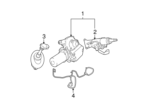 Equinox STEERING COLUMN ASSEMBLY