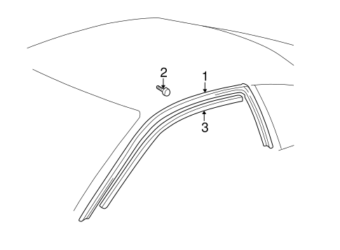 Solara EXTERIOR TRIM - ROOF 2