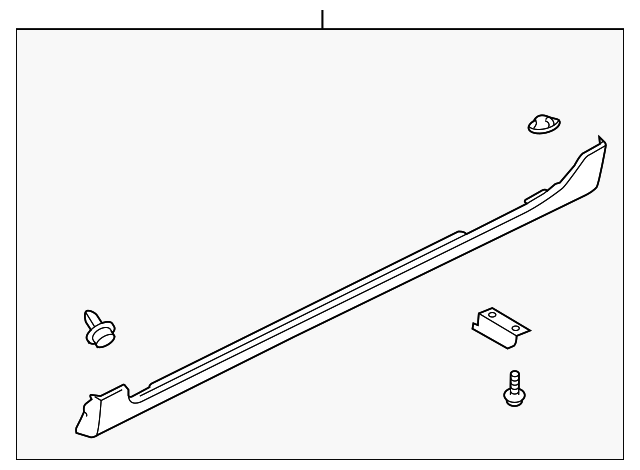 BR5S-51-P40C-24 Деталь ROCKER MOLDING, RIGHT