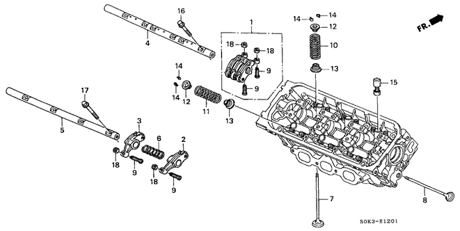 TL VALVE - ROCKER ARM (RR.)