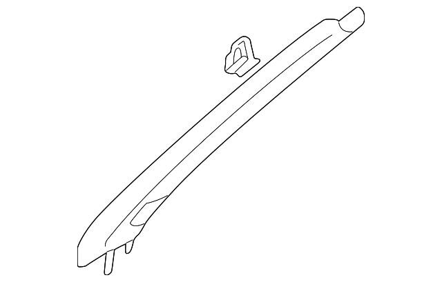 MR648666 Деталь WNDSHLD PLR TRIM, RIGHT