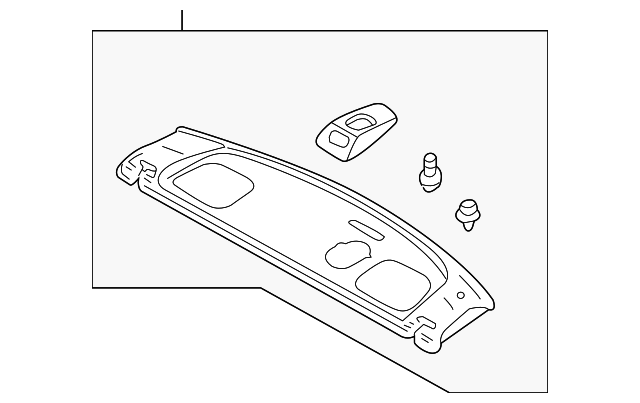 MR633511 Деталь PKG TRAY TRIM