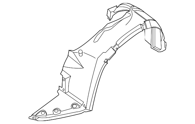 63840-ZX20B Деталь FENDER LINER, RIGHT