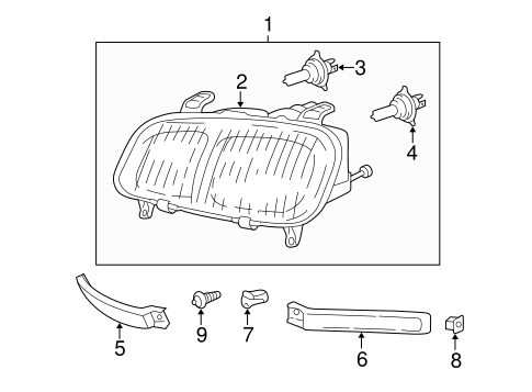 RAV4 BULBS - CHASSIS 4