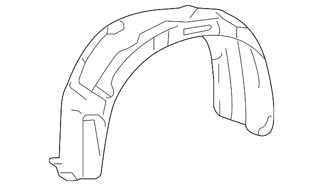 53875-06120 Деталь FENDER LINER, RIGHT
