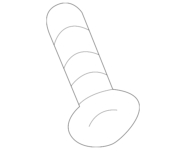 08513-4125C Деталь SIDE MOLDING SCREW, LEFT