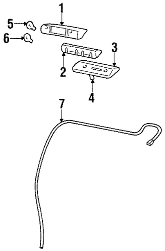 C2500 HIGH MOUNT LAMPS