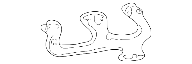 10045321 EXHAUST MANIFOLD, LEFT