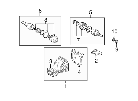 Endeavor AXLE & DIFFERENTIAL