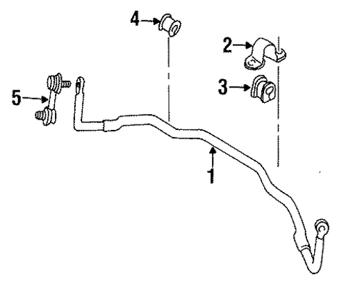 Protege STABILIZER BAR & COMPONENTS