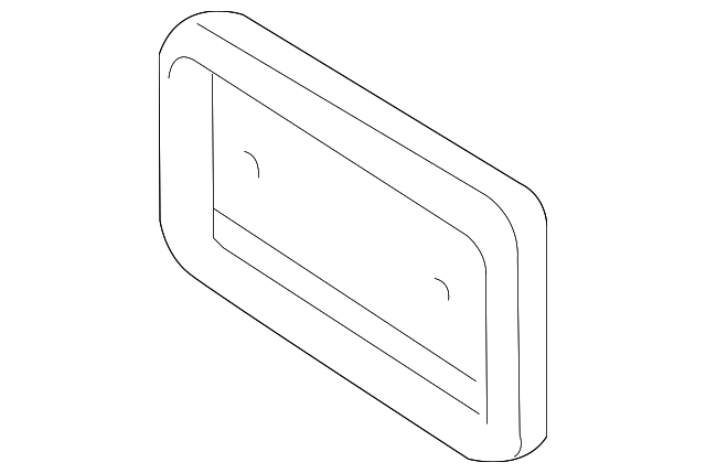 75101-06020 LICENSE FRAME