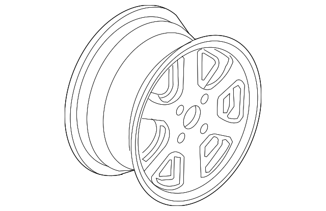 42700-S3V-A02 Деталь DISK, ALUMINUM WHEEL (17X6 1/2JJ) (TOPY)