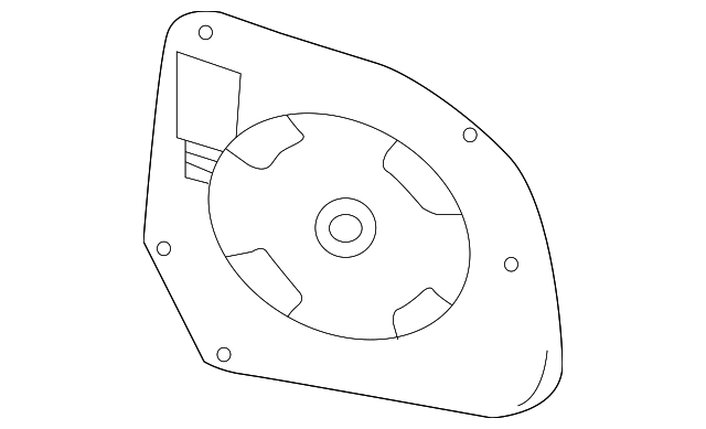96365-3AN0B Деталь MIRROR GLASS, RIGHT