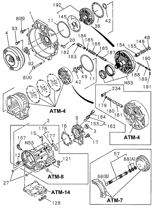 SLX AT CASE CONVERTER - OIL PUMP
