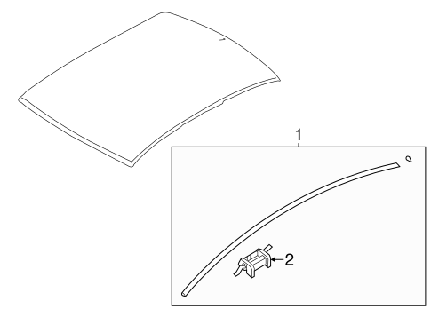 Sonata EXTERIOR TRIM - ROOF 2