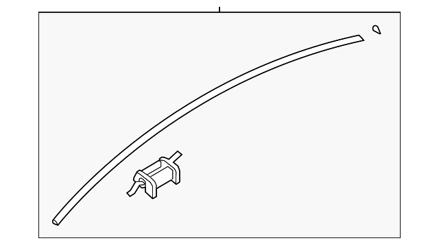87220-3S000 Деталь ROOF MOLDING, RIGHT