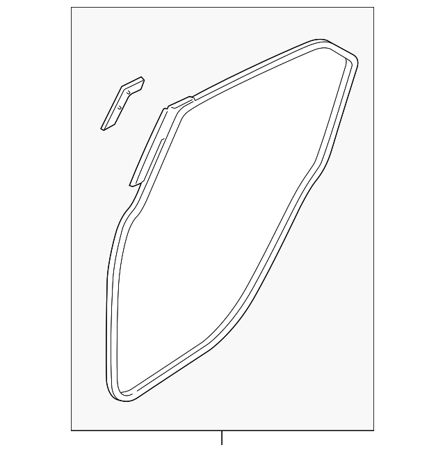 D651-73-760J Деталь DOOR W'STRIP, LEFT