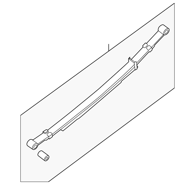 4131182Z10 Деталь LEAF SPRING ASSY, LEFT