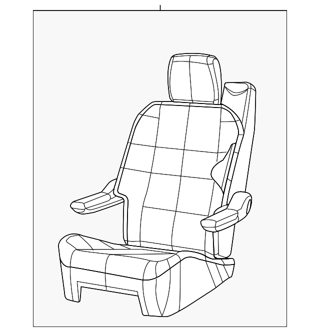 1EQ121D5AC Деталь SEAT ASSY, RIGHT
