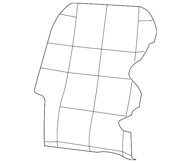 1HV461D5AA Деталь SEAT BACK COVER, RIGHT