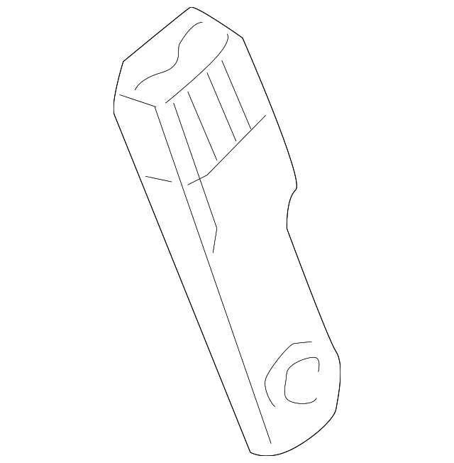 88955806 Деталь BUCKLE END, RIGHT
