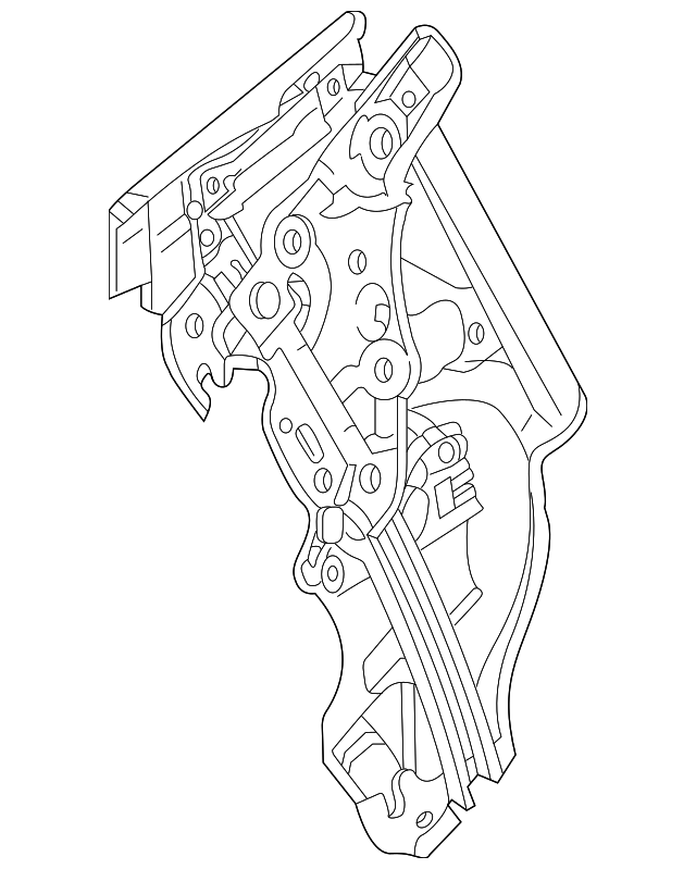 MR375712 Деталь WINDOW REGULATOR