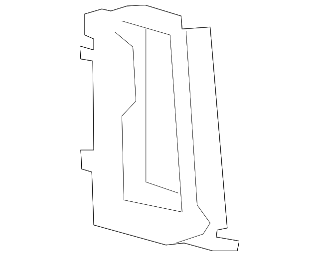 10392654 Деталь CORNER MOLDING, LEFT