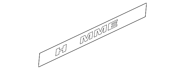 15137566 Деталь FRONT MOLDING, RIGHT