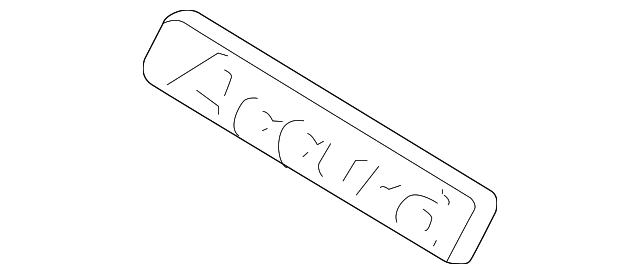 75732-TP6-A01 Деталь EMBLEM, RR. (ACCORD)