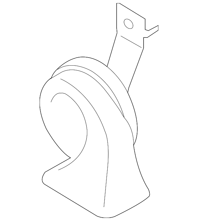 256201V80A Деталь LOW NOTE HORN