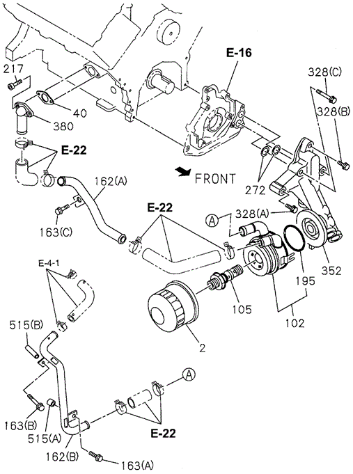 SLX OIL COOLER - OIL FILTER