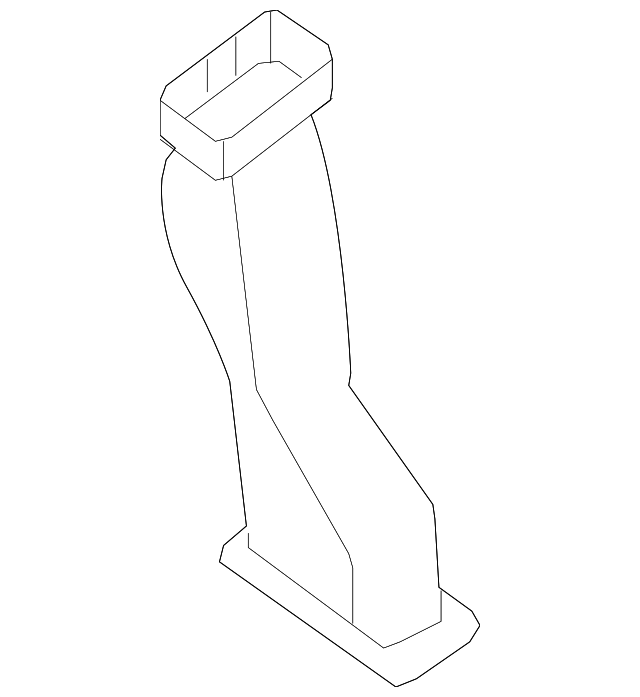 27831-3SH1A Деталь REAR DUCT, LEFT
