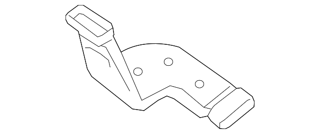 27832-3SH1A Деталь REAR DUCT, RIGHT