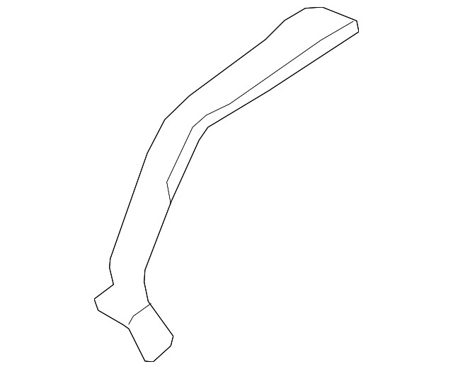 27810-3SH1A Деталь DEFROSTER DUCT, LEFT