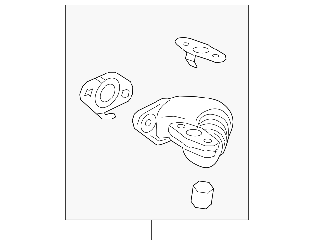 12639838 Деталь OIL RETURN TUBE, LEFT
