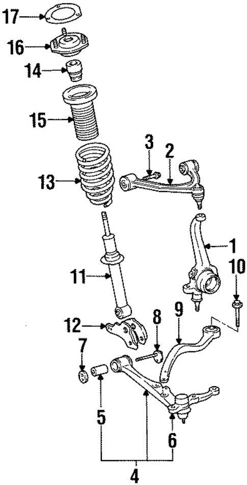 GS300 SUSPENSION COMPONENTS
