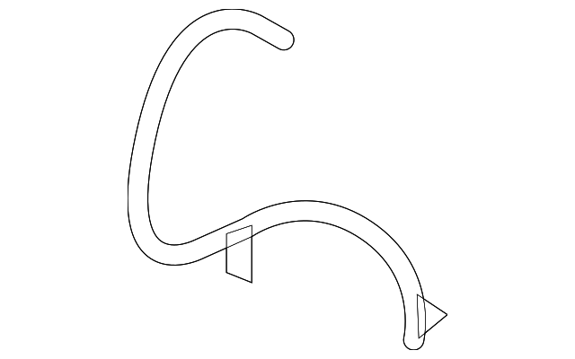 8T4Z2282A Деталь BRAKE HOSE, LEFT