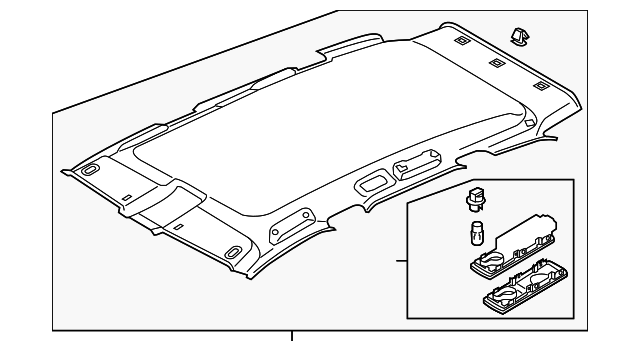 7P6-867-501-CA-5R0 Деталь HEADLINER