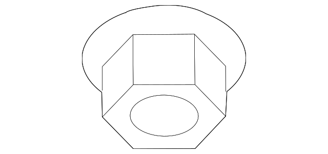 N-023-002-2 Деталь MOUNT BRACKET NUT, RIGHT