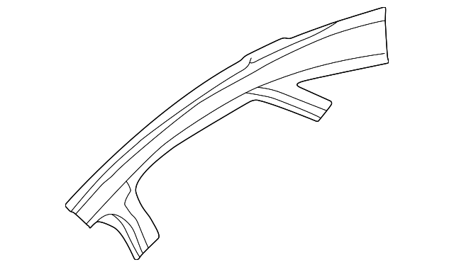 4B5-809-833 Деталь UPPER PANEL, LEFT