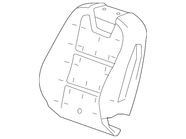 92230408 Деталь SEAT BACK PAD, LEFT