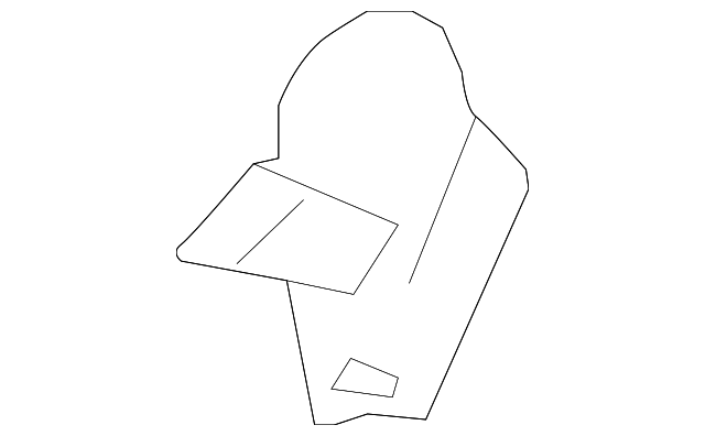 92230484 Деталь INNER FINISH PNL, LEFT