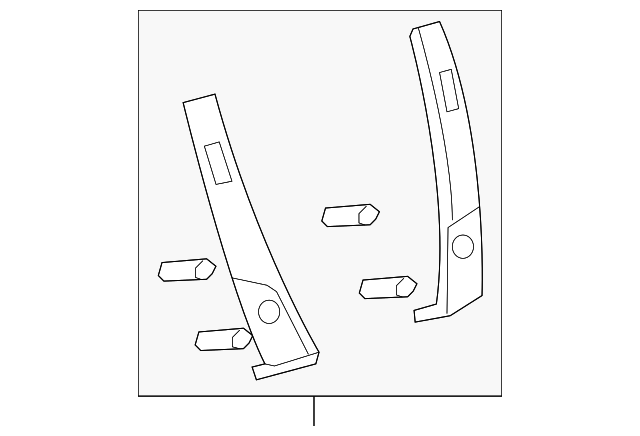 55902-33A90 Деталь FRONT COVER, LEFT