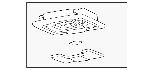 92820-38500BT Деталь MAP LAMP ASSY