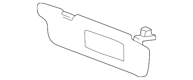 85201-38412BT Деталь VISOR, LEFT