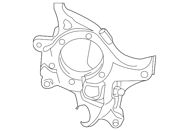 4782587AF Деталь KNUCKLE, LEFT