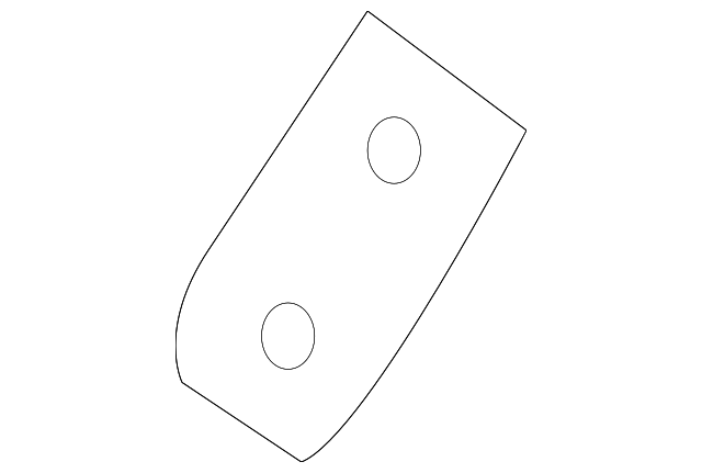 68014338AA Деталь WINDSHIELD PILLAR TRIM BRACKET, RIGHT